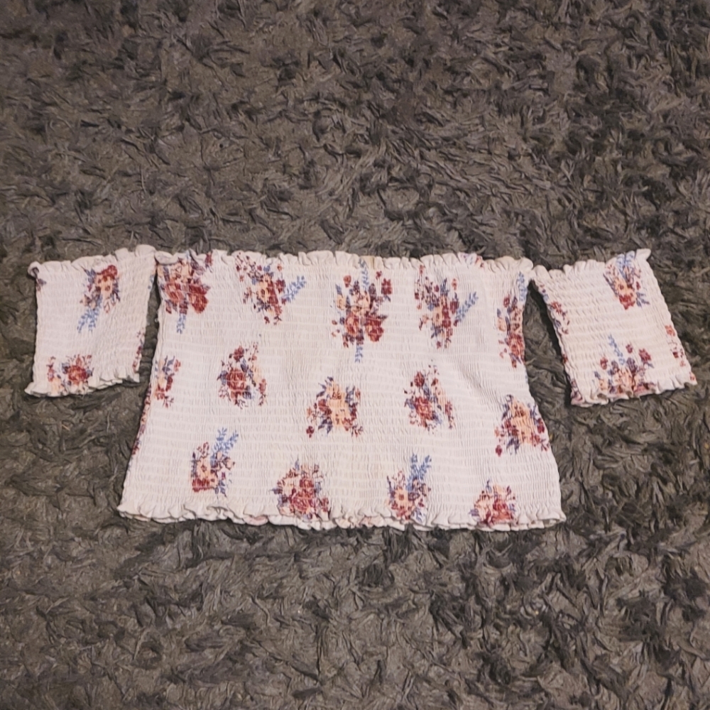 Floral crop top